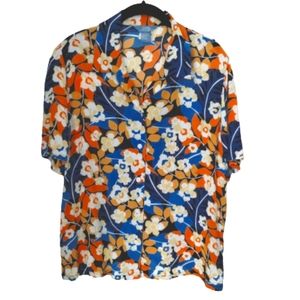 NAPA VALLEY Floral Blouse Large New With Tag